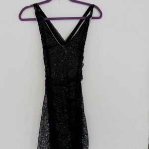 Express mini black dress